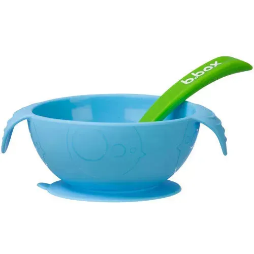 b.box Silicone First Feeding Set Ocean Breeze 6m+ - Afbeelding 2